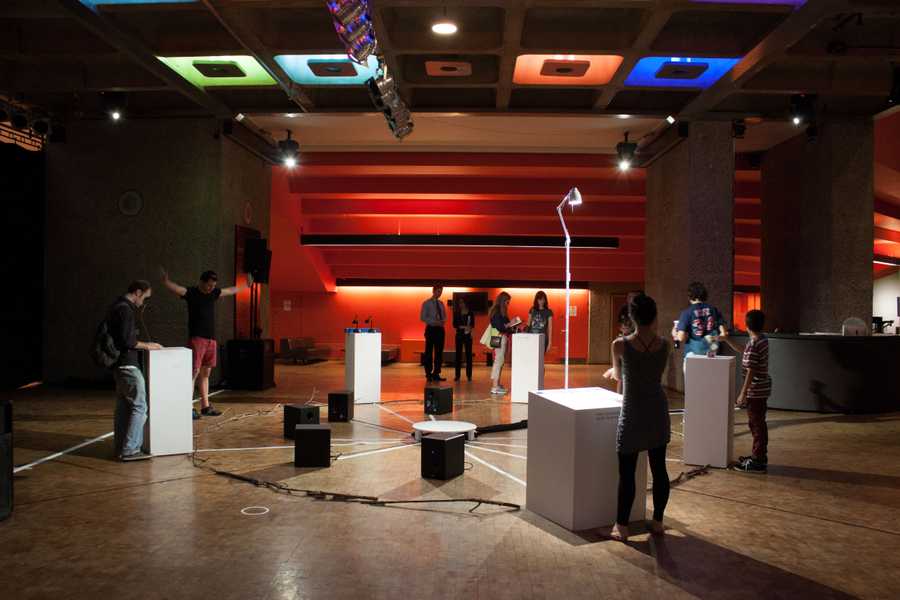 The Cave of Sounds exhibited at the Barbican in August 2013. Photo: Tim Murray-Browne