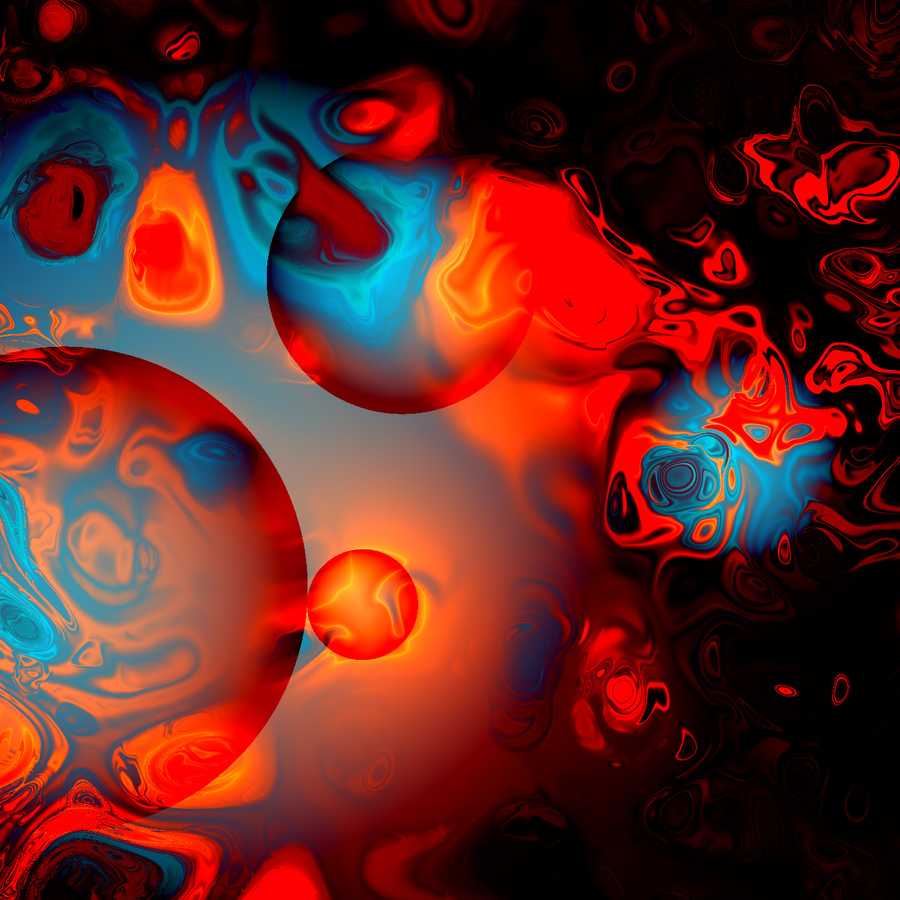 A work-in-progress render of the generative visual artwork 'What seem'd corporal melted as breath into the wind'